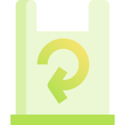 sac de recyclage Icône