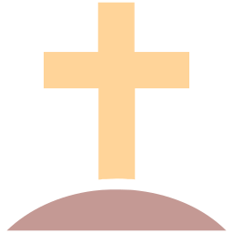 무덤 십자가 icon