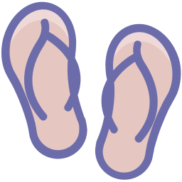 sandálias de dedo Ícone