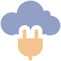Cloud computing icon