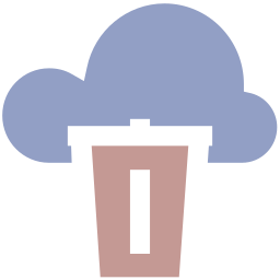 wolkenprullenbak icoon