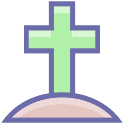 croix du tombeau Icône