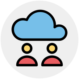 computación en la nube icono
