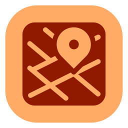 kaart-app icoon