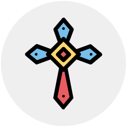 cruz de la tumba icono