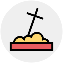 graf kruis icoon