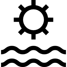 acqua calda icona