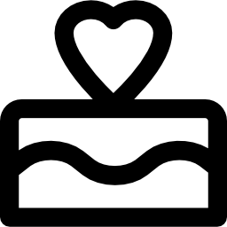 Wedding cake icon