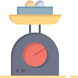 Kitchen scale icon