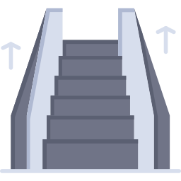 escalier Icône