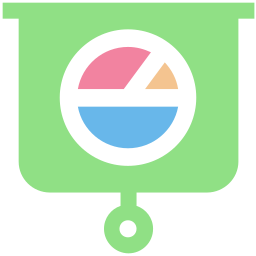 gráfico circular icono