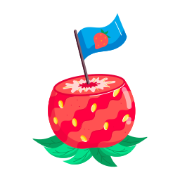 fruta de fresa icono