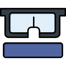 Virtual glasses icon