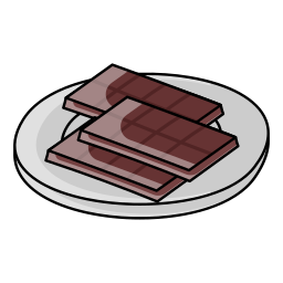 barra de chocolate icono