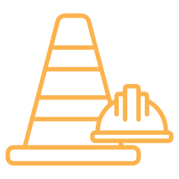 Construction cone icon