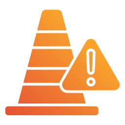Safety cone icon