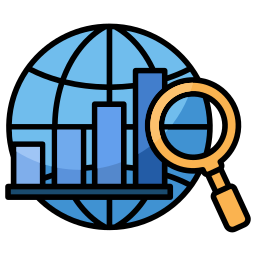 Global analytics icon