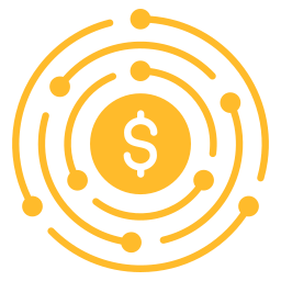digitales währungsnetzwerk icon
