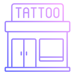 salone dei tatuaggi icona