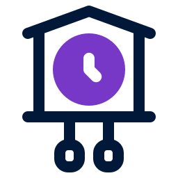 Home clock icon