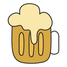 boccale di birra icona