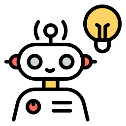 idea de robot icono