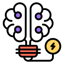 Brain power icon