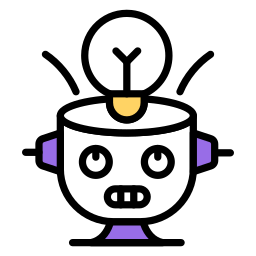 Robot idea icon