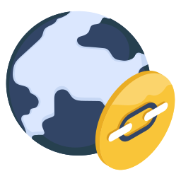 mondiale koppeling icoon