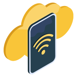 Mobile internet icon