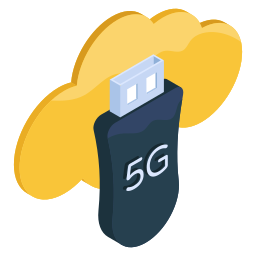 Cloud usb cable icon