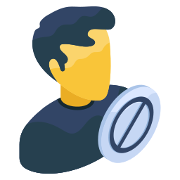 benutzer blockieren icon