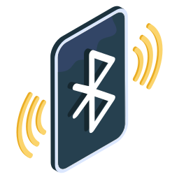 bluetooth móvil icono