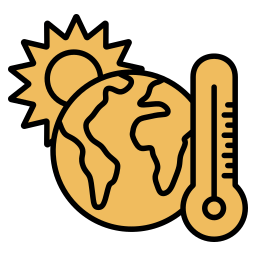 Climate changes icon