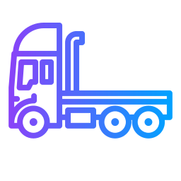 aanhangwagen vrachtwagen icoon