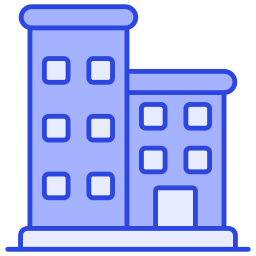 edificio de apartamentos icono