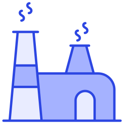 cheminée d'usine Icône