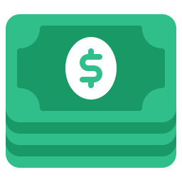 billete de banco icono