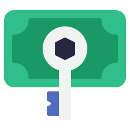 Crypto key icon