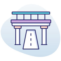 Underpass tunnel icon
