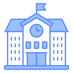School building icon
