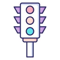 Traffic light icon