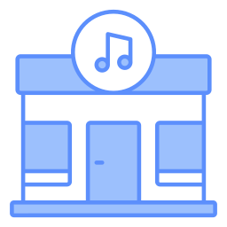 muziekwinkel icoon