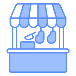 Butcher shop icon