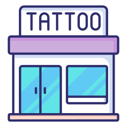 tattoo shop icoon