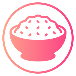 bol de arroz icono