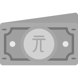 nuevo dólar taiwanés icono