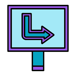 neon bord icoon