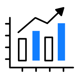 grafico commerciale icona