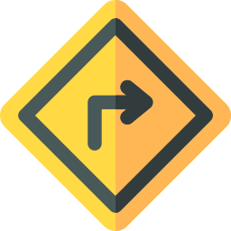 Right turn icon